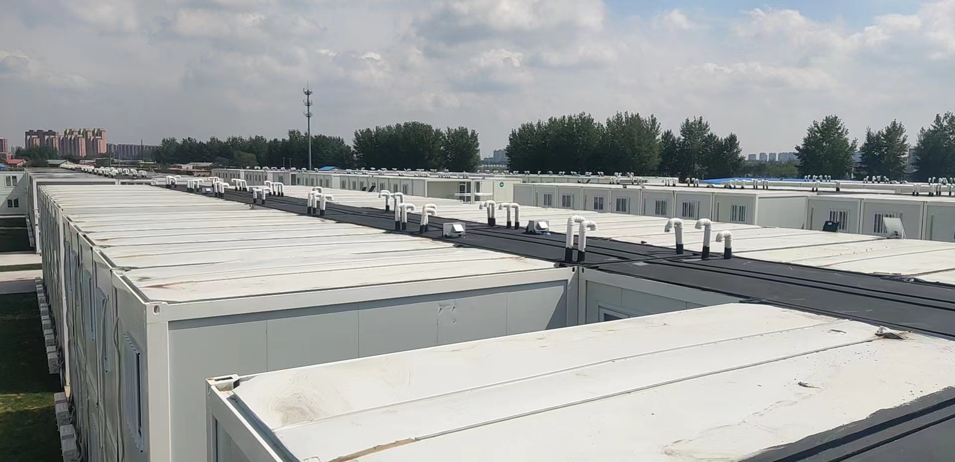 眾志成城，共同抗疫！廣恒防水馳援遼陽方艙醫(yī)院項(xiàng)目。